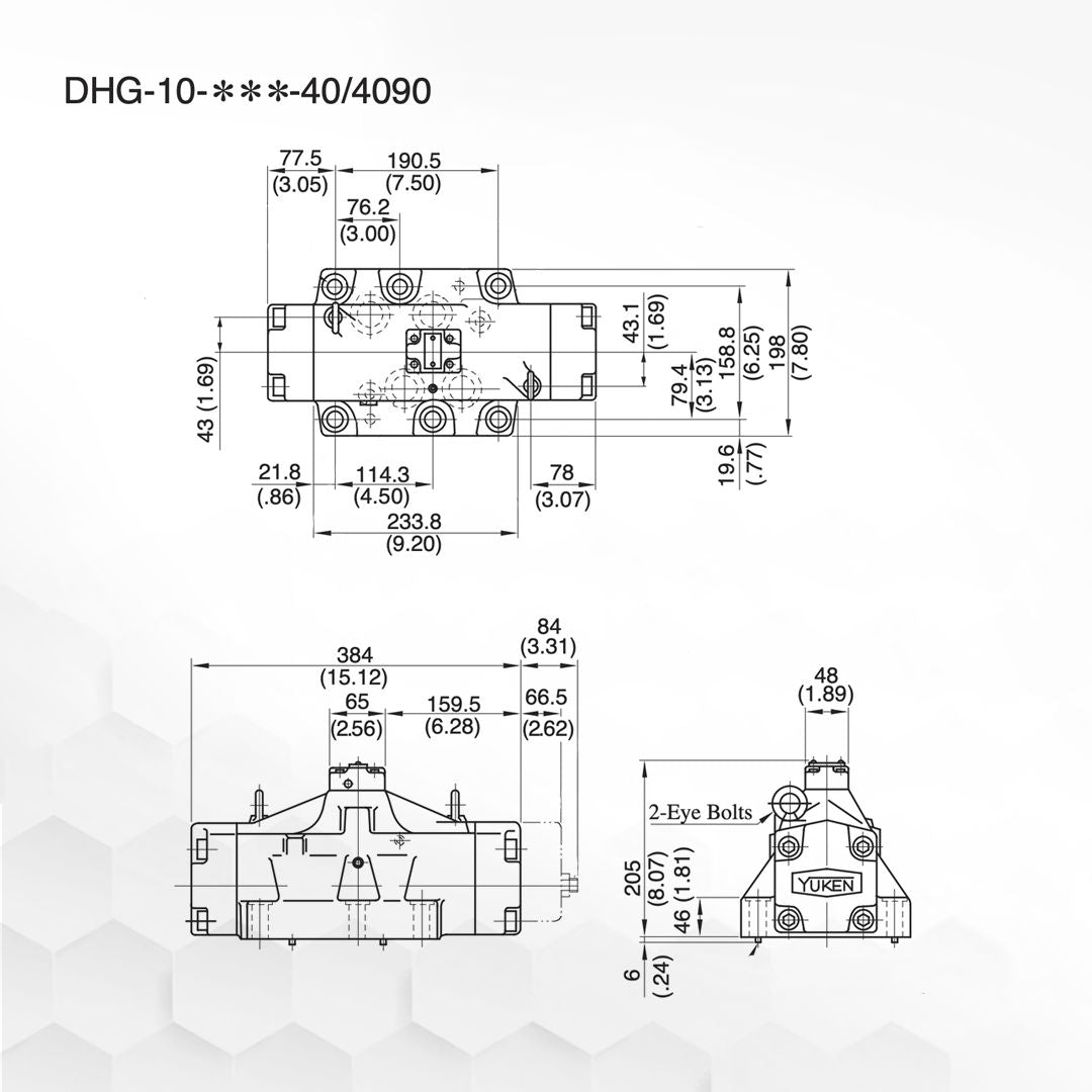 DHG-10-3C6-4090 | Pilot Operated Directional Valve DHG-10-3C6-4090 | Pilot Operated Directional Valve